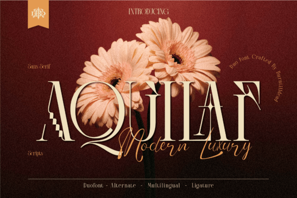 Aquilaf: A Modern Typeface for Elegant Editorial Design