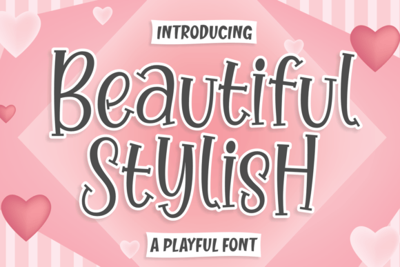 Beautiful Stylish Font: Bringing Whimsy to Handmade Labels, Invitations & More