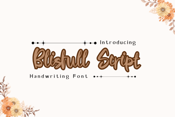 Blisfull Script: Elevating Editorial Design with Elegant Handwritten Typography