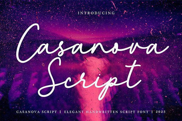 Casanova Script: A Stylish Typeface for Small Business Branding