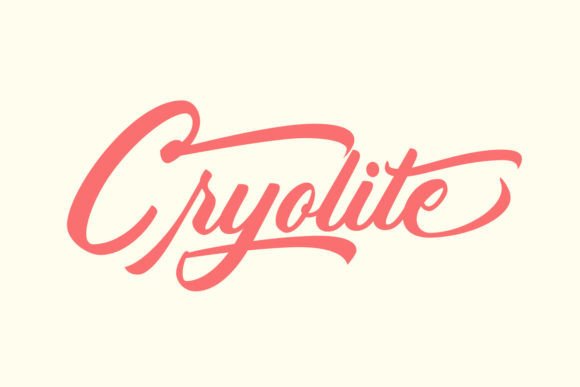 Cryolite: A Hand-Painted Typeface for Expressive Web Design