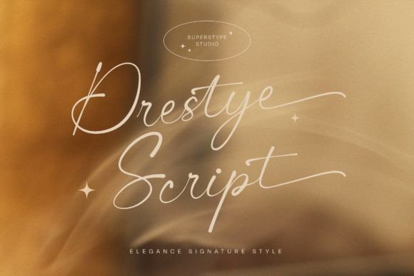 Drestye Script: A Graceful Typeface for Editorial Elegance