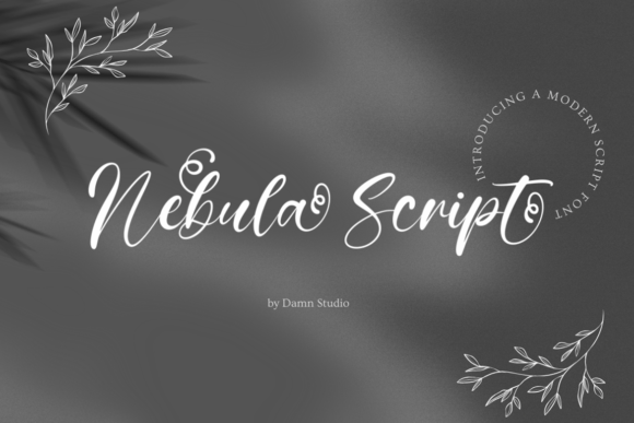 Elegance Meets Modernity with Nebula Script Font