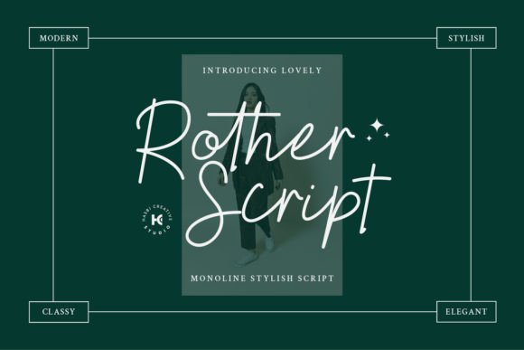 Elevating Editorial Design with Rother Script Typeface