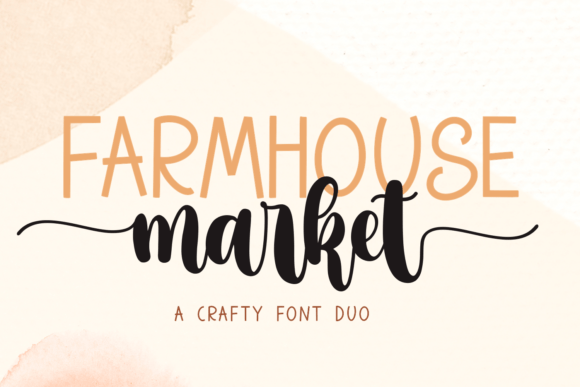 Farmhouse Market: A Versatile Font Duo for Small Business Branding