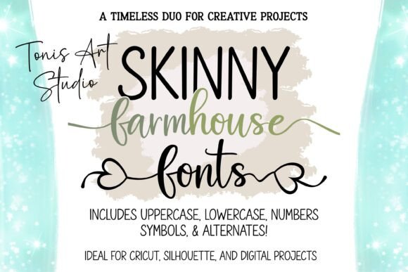 Farmhouse Script Skinny Farmhouse: A Versatile Typeface for Editorial Design