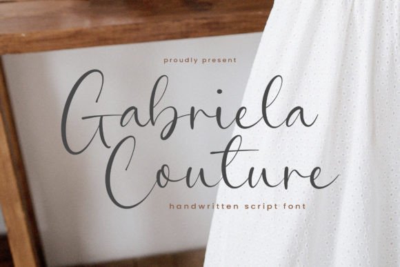 Gabriela Couture: A Luxurious Script Font for Elegant Web Design