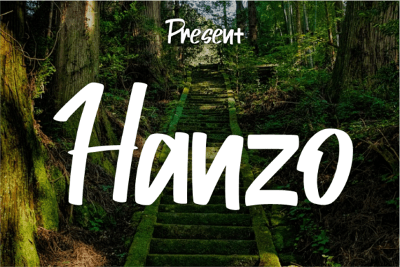 Hanzo: The Handwritten Font That Elevates Your Craft and Shop Designs