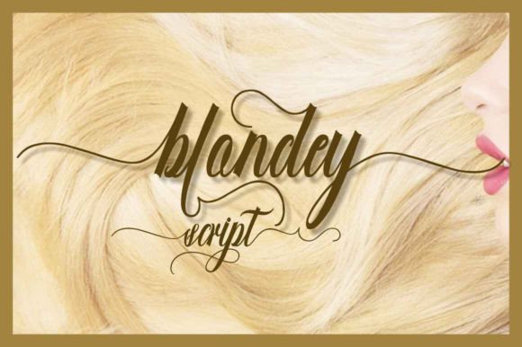 How Blondey Script Elevates Campaign Visuals with Handwritten Charm