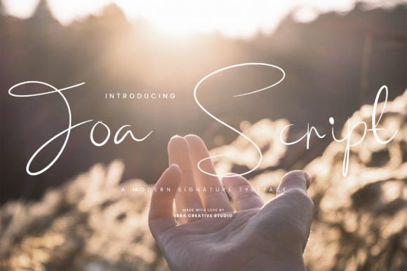 Joa Script: A Stylish Modern Typeface for Web Designers