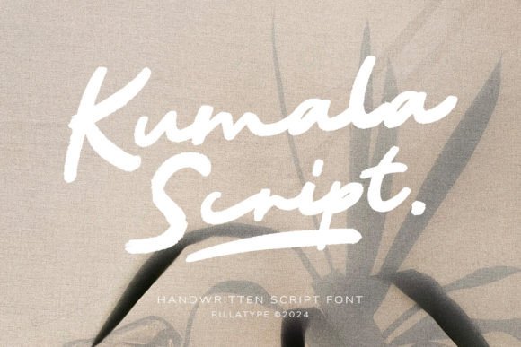 Kumala Script: A Handwritten Font for Elegant Editorial Design