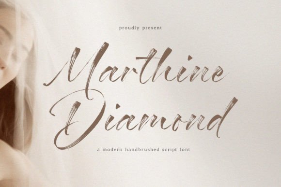 Marthine Diamond: A Handwritten Font That Elevates Campaign Typography