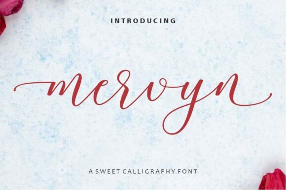 Mervyn: A Stylish Script Font for Elegant Web Design