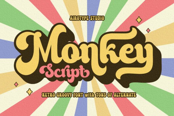 Monkey Script: A Bold Handwritten Font for Dynamic Editorial Design