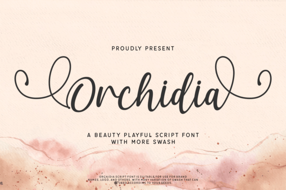 Orchidia: The Playful Script Font That Elevates Campaign Typography
