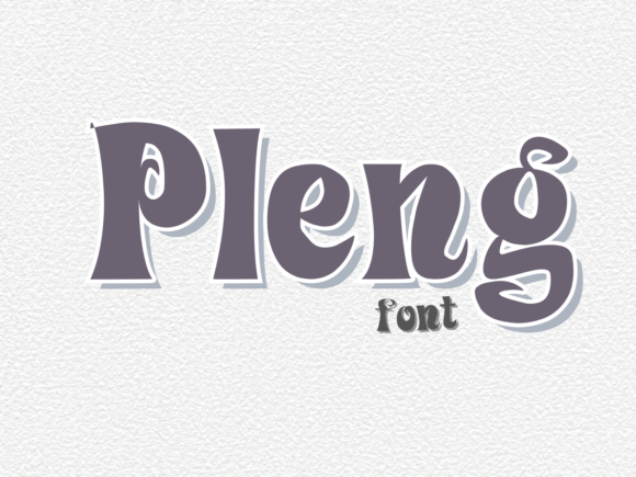Pleng: A Refined Script Font for Crafters and Product Designers