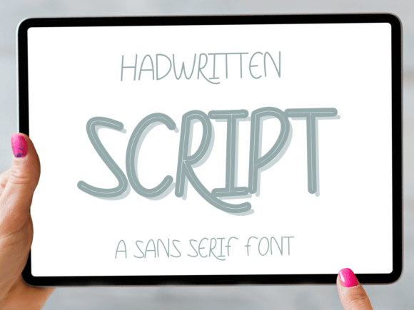 Script: A Sweet Handwritten Font That Brings Craft Designs to Life