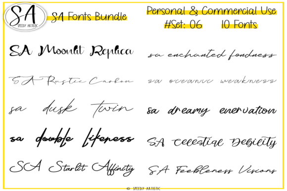 Script and Handwritten Bundle 6: A Designer’s Font Collection for Digital Impact