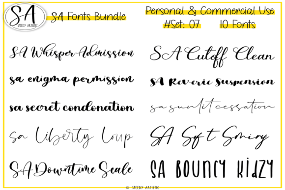 Script and Handwritten Bundle 7: A Designer’s Review of Expressive Typography for Editorial Projects