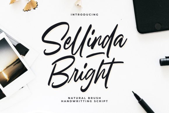 Sellinda Bright: A Sophisticated Script Font for Modern Business Branding