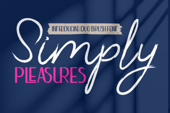 Simply Pleasures: A Font Duo That Elevates Handmade Design