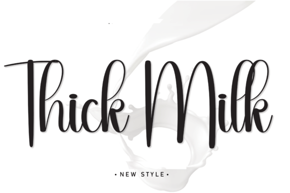 Thick Milk: A Fresh Handwritten Font for Modern Editorial Design