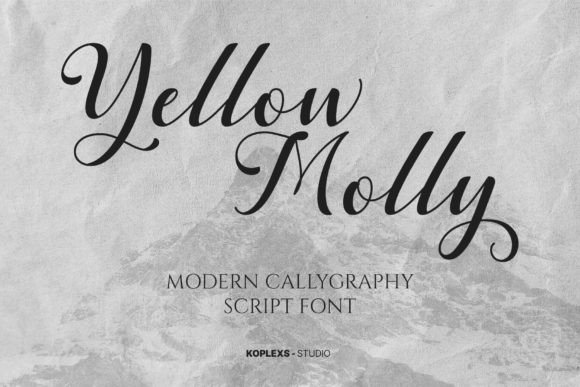 Yellow Molly: A Luxurious Handwritten Font for Makers and Creative Sellers